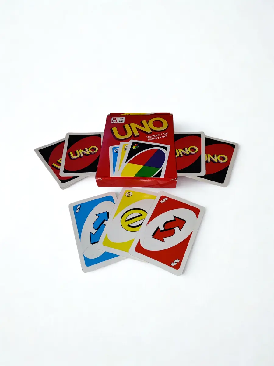 A game of Uno from the café’s board game shelf
